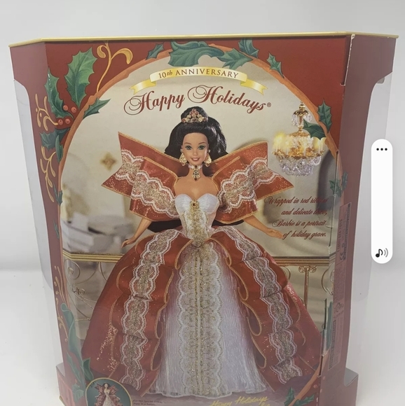 10th ANNIVERSARY 1997 HOLIDAY BARBIE - Picture 3 of 3